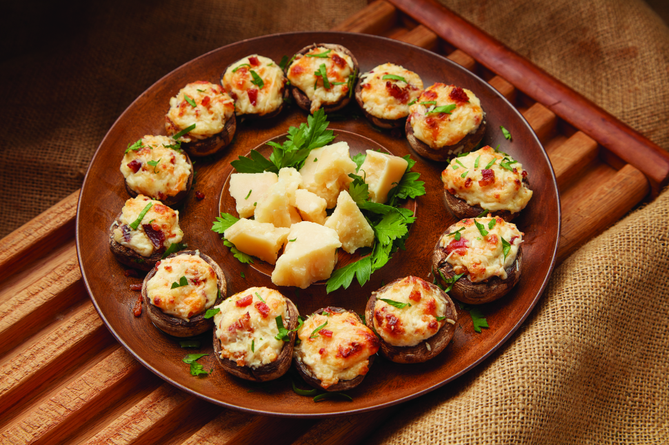 Cheesy Stuffed Mushrooms